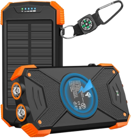 Portable Solar Charger Power Bank 10,000mAh