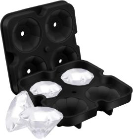 Diamond Shaped Silicone Ice Cube Tray
