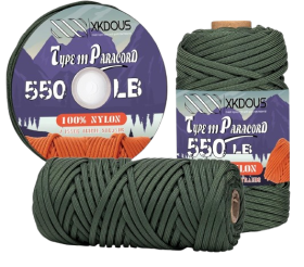 50ft Camo Green Paracord