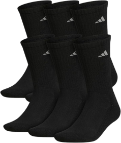 adidas Men's 6-Pack Crew Socks