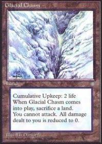 Magic The Gathering Glacial Chasm Card