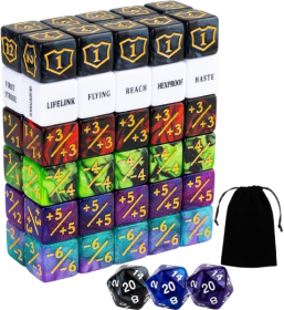 63 Pieces MTG Dice Counters
