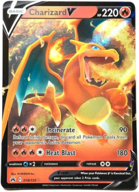 Charizard V 018/159 - Crown Zenith