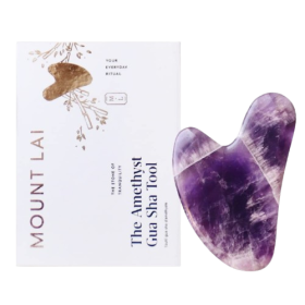 Mount Lai Amethyst Gua Sha Facial Tools