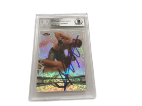 Khabib Nurmagomedov Signed 2013 UFC Refractors Card