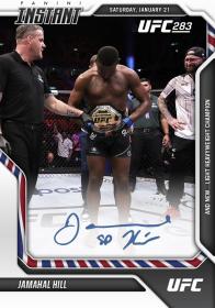 Jamahal Hill Signed Champion Panini Instant UFC 283 Card
