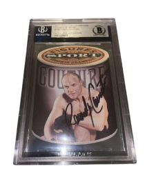 Randy Couture Signed 2011 UD Goodwin Champions Card