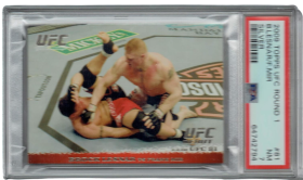 Brock Lesnar PSA 7 2009 Topps Round 1#81 Rookie Card