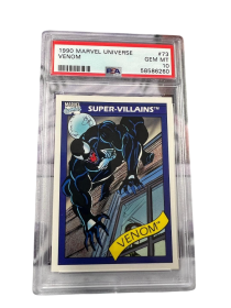 1990 Marvel Universe Super Villains Venom Card