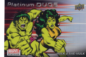 2023 Upper Deck Marvel Platinum Duos Insert Card