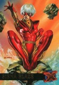 1995 Fleer Marvel Siena Blaze Card #44