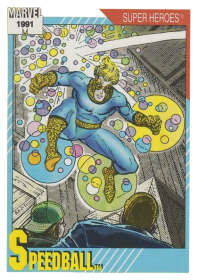 1991 Marvel Universe Series 2 Speedball #34 Card