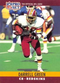 1990 Pro Set Football #323 Darrell Green Card