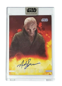 2019 Topps Star Wars Andy Serkis as Supreme Leader Snoke