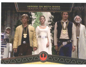 2012 Star Wars Galactic Files Heroes on Both Sides #HB8 Battle of Yavin