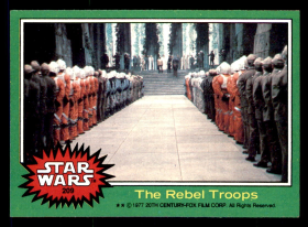 1977 Star Wars The Rebel Troops #209