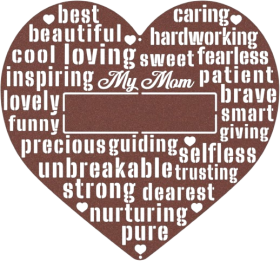 RealSteel Personalized My Mom Monogram