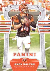 Andy Dalton 2017 Panini Football Card #5 Cincinnati Bengals