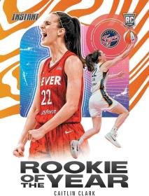 Caitlin Clark #CCROY WNBA Rookie of the Year Panini Instant
