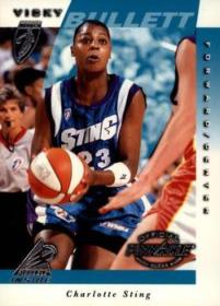 1997 Pinnacle Inside WNBA #7 Vicky Bullett RC Charlotte Sting