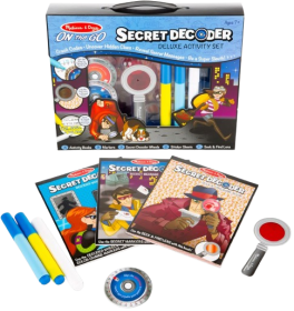 Melissa & Doug On the Go Secret Decoder Deluxe Activity Set