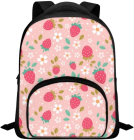 Strawberry Backpack for Little Girls