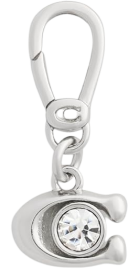 Coach Women's Signature Stone Jewelry Charm