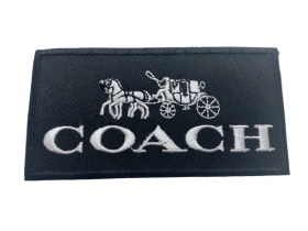 Coach Embroidered Iron-On Name Patch