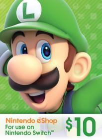 $10 Nintendo eShop Digital Gift Card