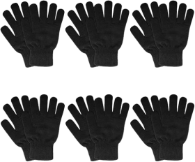 6 Pairs of Winter Gloves