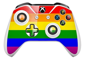 Rainbow Stripes Decal Vinyl Skin Wrap for Xbox One S/X Controller