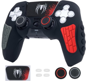 Echzove Anti-Slip PS5 Spider-Man Controller Cover Case