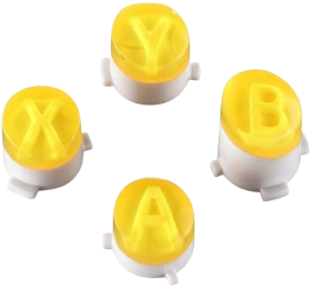 ABXY Yellow Bullet Buttons Mod Kit for Xbox One