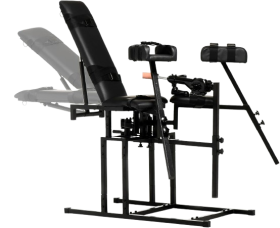 Master Series Obedience Chair with Sex Machine