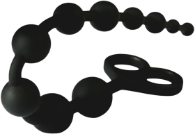 Silicone Anal Beads with 10 Balls