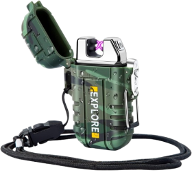 LcFun Waterproof Electric Dual Arc Lighter