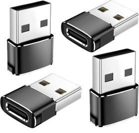4 Pack Upgraded USB to USB C Adapter