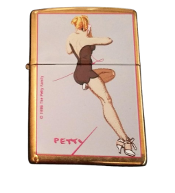 1998 Zippo Lighter Pinup Art The Petty Girls Memphis Belle