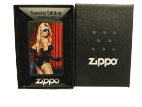 Zippo Lighter Keith Garvey Pinup Girl