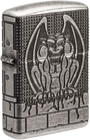 Zippo Lighter Mythical Silver