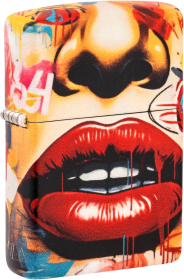 Zippo Artistic Lighter Red Lips