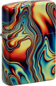 Zippo Lighter Glow in The Dark Colorful Swirl