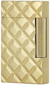 S.T. Dupont Ligne 2 Slim Lighter Quilted Yellow Gold