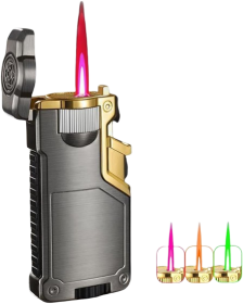Jet Torch Lighter with 3 Color Flame