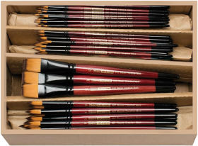 Ebony Splendor Paint Brushes for Acrylic Painting