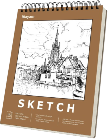 iBayam Spiral Sketch Book 9"x12"