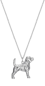 Sterling Silver Rhodium Plated Charm Necklaces