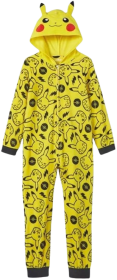 Pokemon Boy's Fleece Pikachu One Piece Pajama