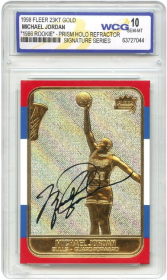 1998 Michael Jordan Fleer '86 Rookie Signature Series
